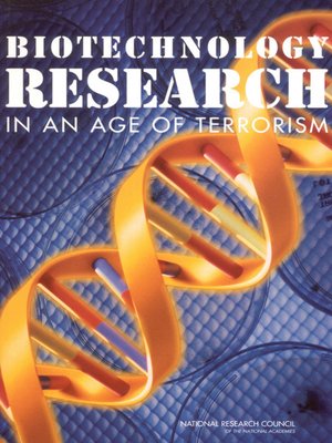 cover image of Biotechnology Research in an Age of Terrorism